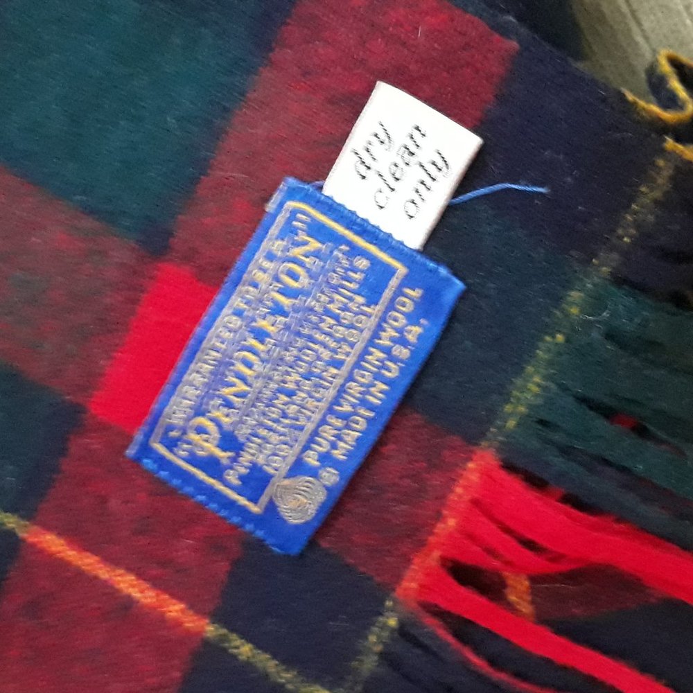 Pendleton Classic Red Plaid Scarf - image 2